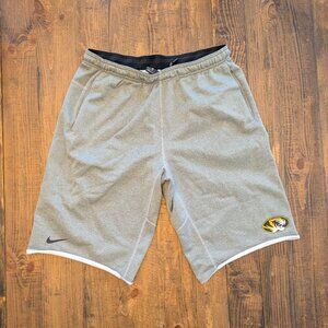 Mizzou Nike Cutoff Sweatpants, Grey, L